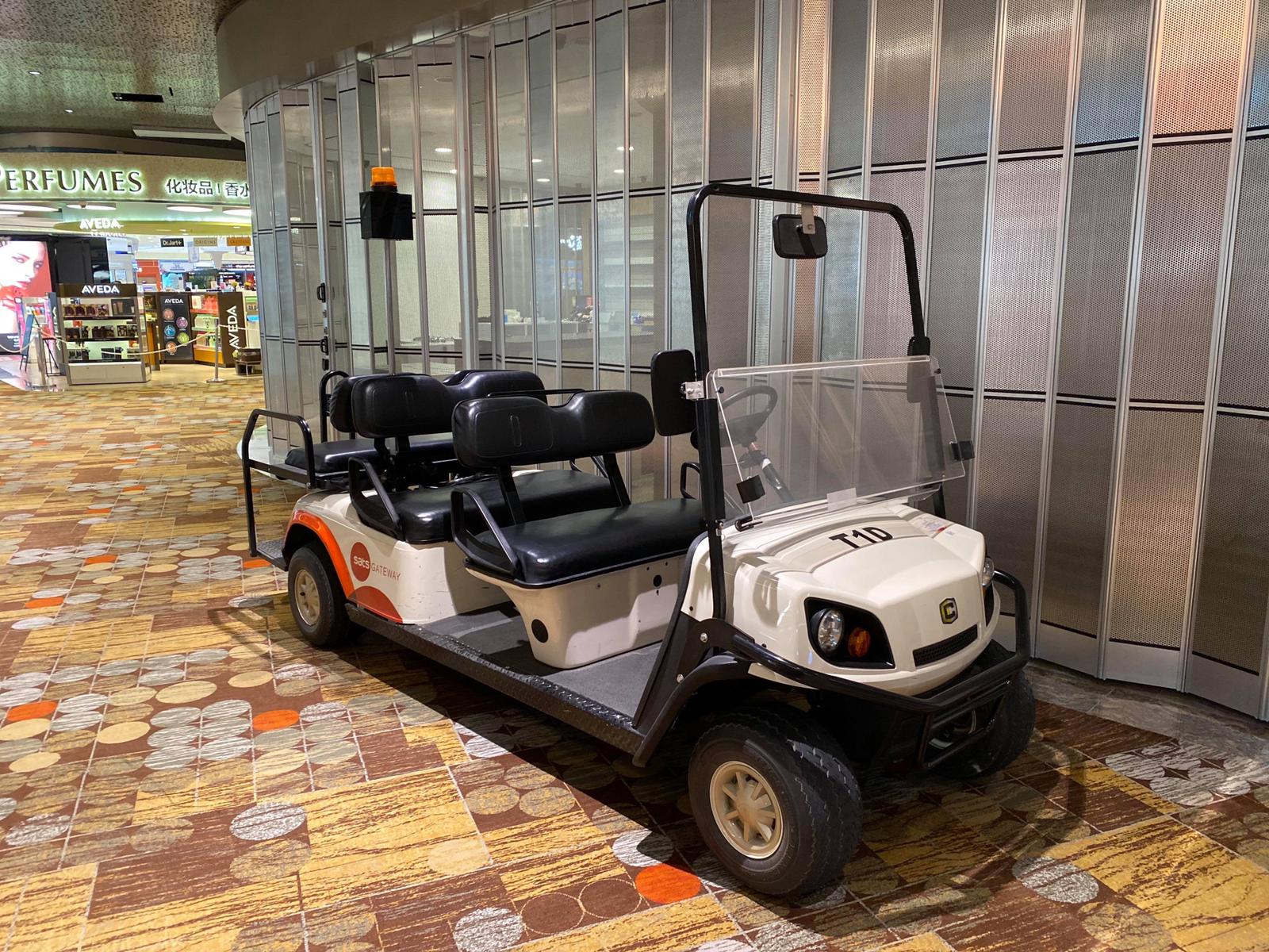 indoor asset tracking airport buggy