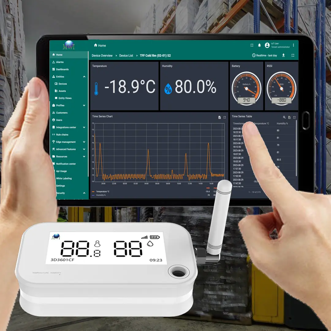 Digital Temperature Monitor with Remote Sensor and Frost Point Alarm